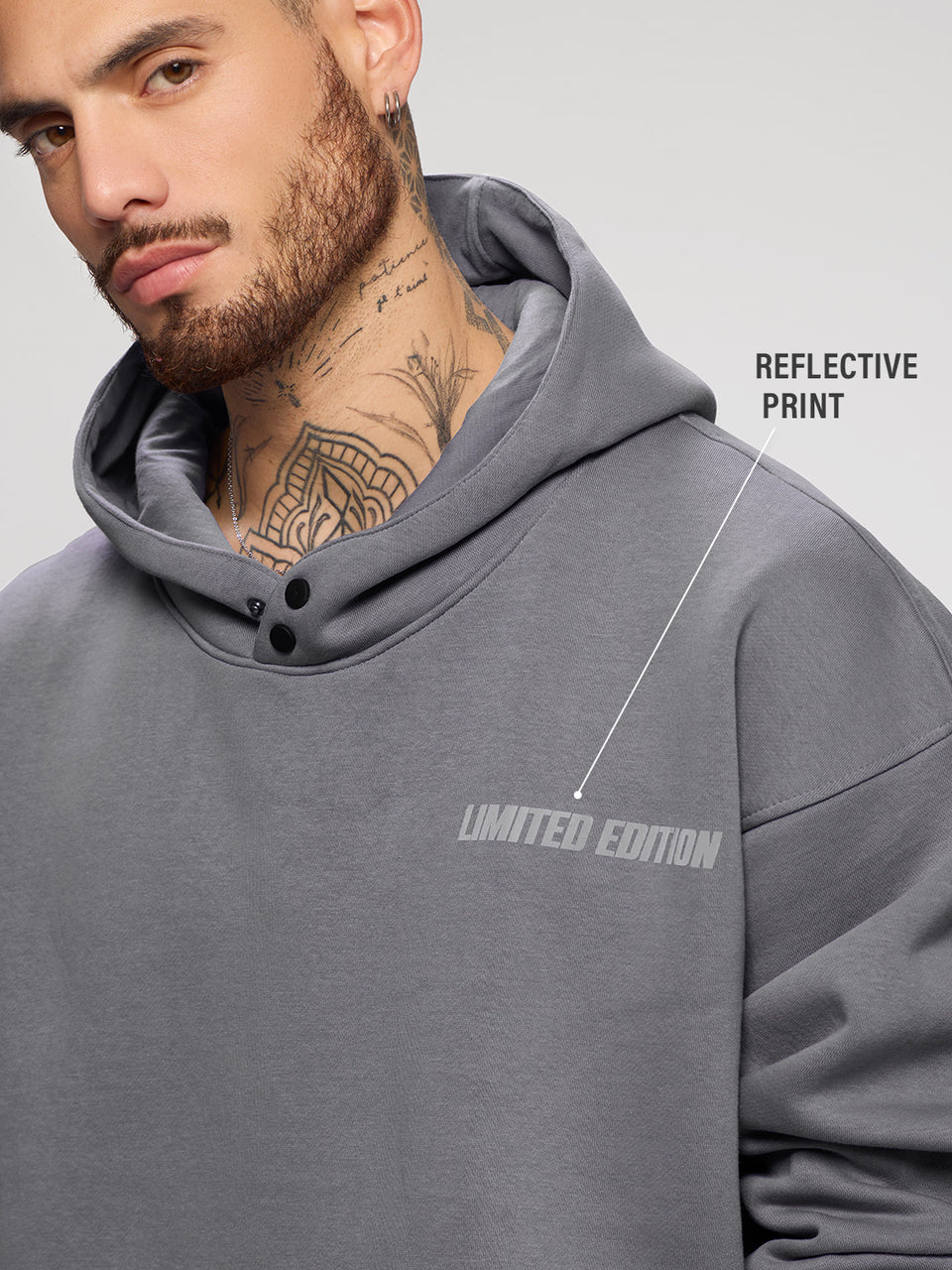 Hooded Pullover: Slate