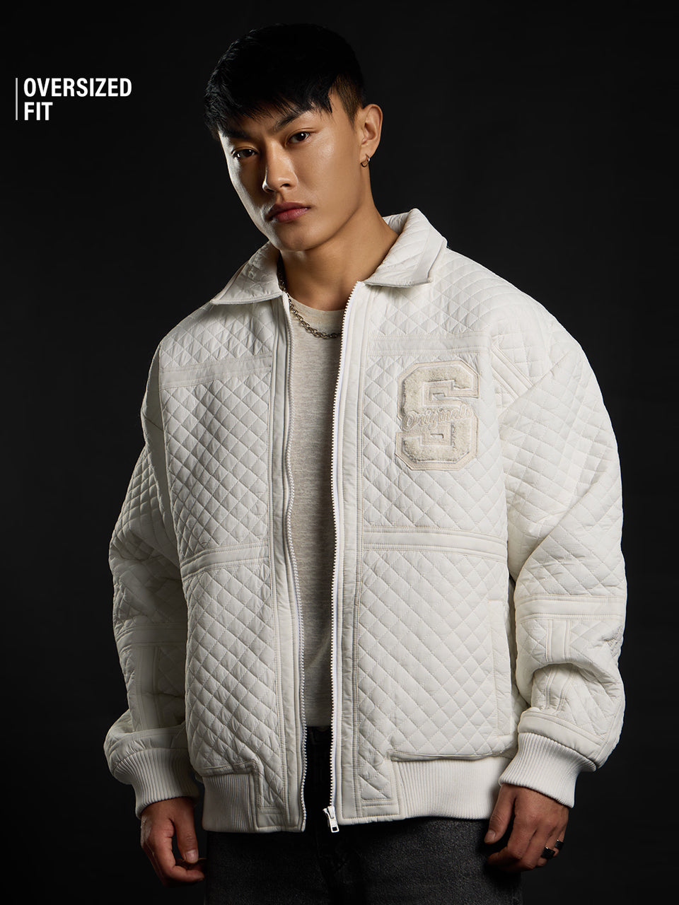 Quilted Jacket: Snow Storm