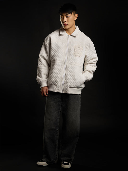 Quilted Jacket: Snow Storm