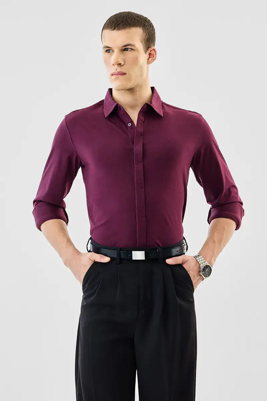 100% Mercerized Cotton Regular Fit Shirt