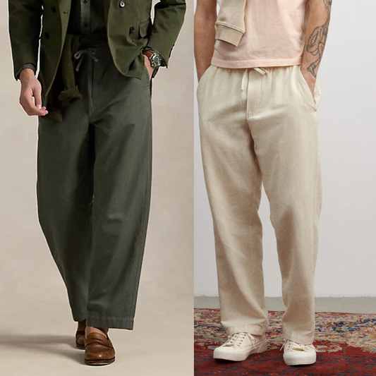 PACK OF 2 Effortless Style, Naturally Cool (Dark green, beige)