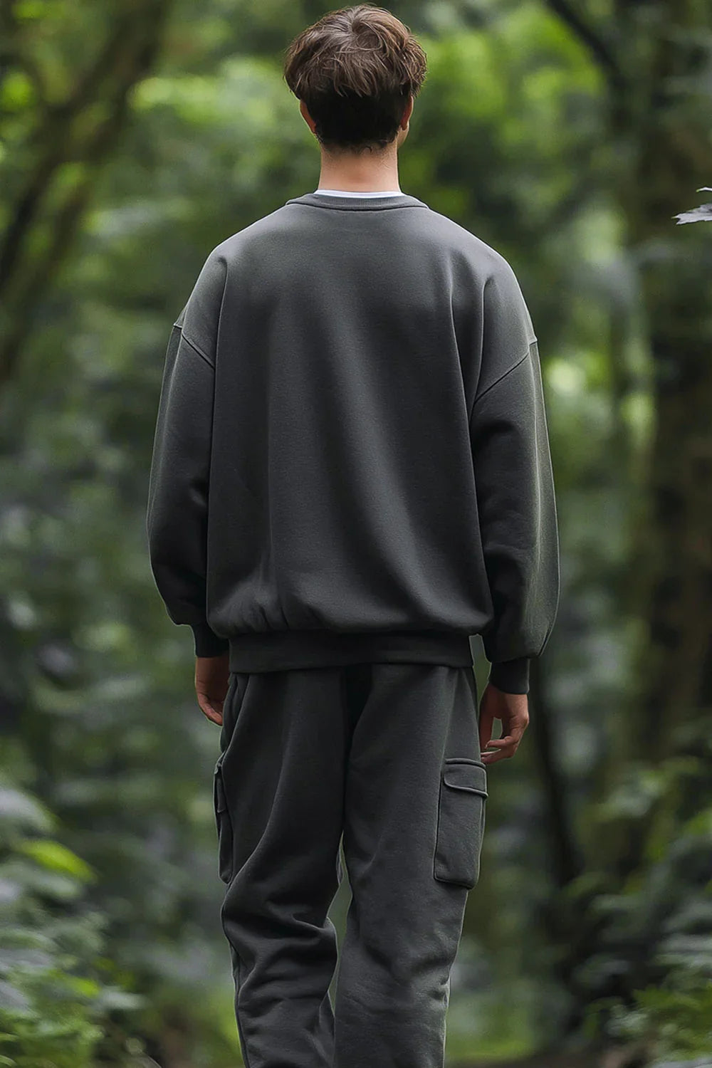 Heavy Duty Oversized Men Sweatshirt Co-ord